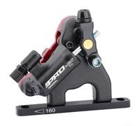 Freno de disco hidráulico integrado del cilindro hidráulico, calibrador plano del soporte de la bici de carretera (delantero y trasero con el para rotor 2PCS)