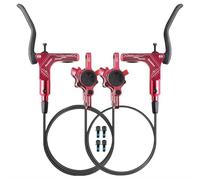 Freno de disco hidráulico para bicicleta de montaña para un frenado fiable en varios tamaños de disco, 1450 x 800 mm (rojo)