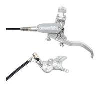 Freno De Disco Hidráulico Trasero Y Palanca Hope Tech 4 Evo GR4 MTB Plata/Plata