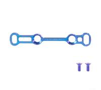 Freno de disco ligero para bicicleta de carretera compatible con tamaño 140160, diseñado para pinzas y adaptador ultraligero para una rigidez superior y un rendimiento de dirección estable (azul