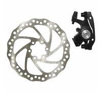 Freno de disco mecánico para bicicleta de montaña delantero (pinza + disco) 16