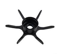 Freno de estrella ligero para sistemas de carrete de gotas de agua Abu Max Series B3 B4 P3 P4 P5 con coincidencia dimensional precisa (mano derecha negro)