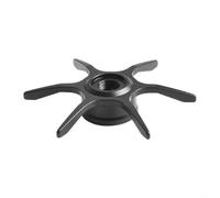 Freno de estrella ligero para sistemas de carrete de gotas de agua Abu Max Series B3 B4 P3 P4 P5 con coincidencia dimensional precisa (mano izquierda negra)