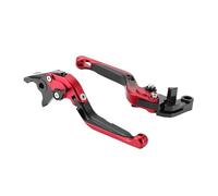 Freno de Mano delantera Para CB1000 CB2025 Hornet SP Palancas Embrague Freno Palanca Control Manual Plegable Extensible Naked Streetbike(Red Black)