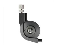 Freno de Tambor de Banda Trasera Convertidor de freno en V para bicicleta, ajustador de viaje para bicicleta plegable, adaptador de Cable, palanca de cambios Kit de Freno de Rodillo Trasero(Black)