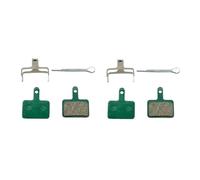 Freno de Tambor de Banda Trasera Pastilla de freno de disco hidráulico para bicicleta, pieza de disco para SHIMANO M375 M445 M446 Deore MT200 SLX M6100 Kit de Freno de Rodillo Trasero(Ceramic 2Pairs)