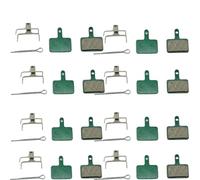 Freno de Tambor de Banda Trasera Pastilla de freno de disco hidráulico para bicicleta, pieza de disco para SHIMANO M375 M445 M446 Deore MT200 SLX M6100 Kit de Freno de Rodillo Trasero(Ceramic 8Pairs)