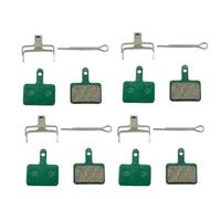 Freno de Tambor de Banda Trasera Pastilla de freno de disco hidráulico para bicicleta, pieza de disco para SHIMANO M375 M445 M446 Deore MT200 SLX M6100 Kit de Freno de Rodillo Trasero(Ceramic 4Pairs)