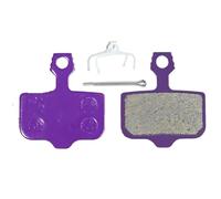 Freno de Tambor de Banda Trasera Pastilla de freno disco apta para SHIMANO B01S, pastillas de freno hidráulicas resistentes al desgaste, pastillas de MTB aptas para piezas B03S B05S(Purple 02D)
