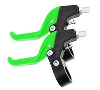 Freno de Tambor para Bicicleta 1 par de palancas de freno en V para bicicleta de montaña BMX, manillar de bicicleta de carretera, piezas de ciclismo con freno en V Tambor Trasero para Bicicleta(Green)