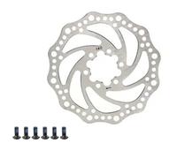 Freno de Tambor para Bicicleta Freno de disco de bicicleta, Rotor de bicicleta de 140mm, 160mm, 180mm, 203mm, G3 HS1 RT56, piezas de disco MTB con 6 pernos Tambor Trasero para Bicicleta(1Pcs 140mm)