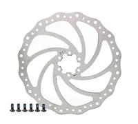 Freno de Tambor para Bicicleta Freno de disco de bicicleta, Rotor de bicicleta de 140mm, 160mm, 180mm, 203mm, G3 HS1 RT56, piezas de disco MTB con 6 pernos Freno de Tambor de Banda Trasera(1Pcs 203mm)