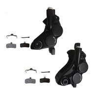 Freno de Tambor para Bicicleta Pinza de freno de BR-MT420 de freno de disco hidráulico de bicicleta MT420 con 4 pistones adecuado para bicicleta MTB Freno de Tambor de Banda Trasera(Brake D03S a pair)