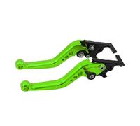 freno embrague Accesorios Para Motocicletas, 1 Par De Palancas De Freno Ajustables CNC Para Motocicletas, Adecuadas Para La Mayoría De Motocicletas Palanca Freno Embrague(Green)