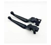 freno embrague Maneta de embrague y freno de motocicleta, cromada negra, para Touring Road King Palanca de Embrague y Freno Moto(Black)