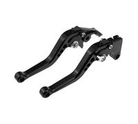 Freno Embrague Motocicleta Para Speed 400 Para Speed-400 Para Speed400 2023 2024 Palancas Embrague Freno Cortas Juego De Manijas Ajustables Manija Frenos Motocicleta(A-Black with Silver)