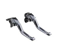 Freno Embrague Motocicleta Para Speed 400 Para Speed-400 Para Speed400 2023 2024 Palancas Embrague Freno Cortas Juego De Manijas Ajustables Manija Frenos Motocicleta(B-Gray)