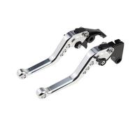Freno Embrague Motocicleta Para Speed 400 Para Speed-400 Para Speed400 2023 2024 Palancas Embrague Freno Cortas Juego De Manijas Ajustables Manija Frenos Motocicleta(A-Silver)