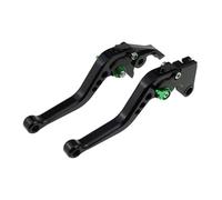 Freno Embrague Motocicleta Para Speed 400 Para Speed-400 Para Speed400 2023 2024 Palancas Embrague Freno Cortas Juego De Manijas Ajustables Manija Frenos Motocicleta(A-Black with Green)