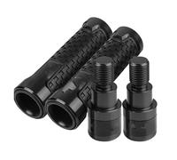 Freno Embrague Motocicleta Para TMAX 560 530 500 SX DX 2016 2017 2018 2019 2020 Scooters Motor Extremos Agarre Manillar Pesas Enchufe Extremo Barra(Black black)