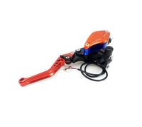freno embrague Para Motocicletas De 7/8 "22mm, Bomba De Freno De Embrague, Pistón De Cilindro Maestro, Palancas De Embrague De Freno De 14mm, Mango Hidráulico Palanca Freno Embrague(Orange Left)