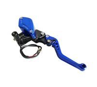 freno embrague Para Motocicletas De 7/8 "22mm, Bomba De Freno De Embrague, Pistón De Cilindro Maestro, Palancas De Embrague De Freno De 14mm, Mango Hidráulico Palanca Freno Embrague(Blue Right)