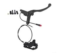 Freno Hidráulico 4 Pistones para Scooter Eléctrico Corte Freno | 4 pistones simultáneos, , frenado para rápido, ventana aceite visible, seguridad total(B right only)
