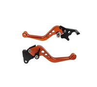 Freno Levier Embrague Extensibles Plegable Manija De Freno Motocicleta, Modificación, Embrague, Tambor, Palanca, Manillar Ajustable, Conjunto Piezas Modificadas(Orange)