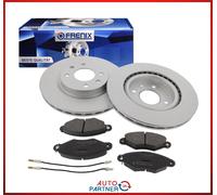 Freno para Renault Kangoo Kit Discos de Freno Forros Delantero Ventilado Con ABS