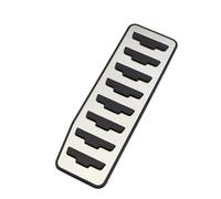 Freno Pedal Cubierta Para Range Para Rover Para Evoque Para Land Para Para Discovery Para Jaguar Cubiertas Para Pedal Freno Gas(1pc footrest pedal)