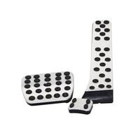 freno pedal Para Benz AMG ES GLK W240 W211 W212 Pedal Acelerador Coche Pedales Freno(Silver 3PCS)