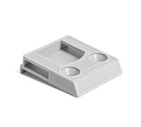 Freno sol. gris p/pta.madera dp29sngi montaje interno. de atornillar. con tope.