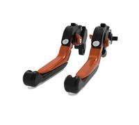 Freno y Embrague Embrague De Motocicleta para 690SMC R para Duke 690 Motocicleta CNC Palancas De Embrague De Freno Ajustables Extensibles manija Embrague(Black Orange)