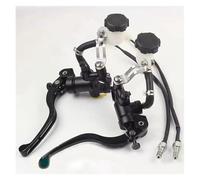 Freno y Embrague Uitable para La Mayoría De Las Motocicletas, Bomba De Embrague De Freno PX1, Cilindro Maestro De 17,5mm, Freno De Disco, Embrague De Motocicleta manija Embrague(Black 1 Pair)