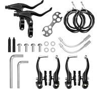 Frenos Bicicleta Montaña Kit de Freno de Bicicleta V-Brake, Juego de Reemplazo de Freno en V, Cable Freno Bicicleta, Juego de Frenos V Celanteros y Traseros para La Mayoría de Bicicleta