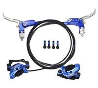 Frenos De Disco Hidráulico MTB Aluminio Delantero Y Trasero 900mm/1600mm Freno Hidráulicos Bicicleta con Adaptador para 160mm Rotor para BMX XC E-Bike (Color : Blauw, Size : F: 900mm/R: 1600mm)