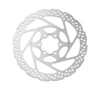 SHIMANO Deore SM-RT56-SP - Rotor de freno de disco, 160 mm, 6 pernos, solo para almohadillas de resina, color plateado