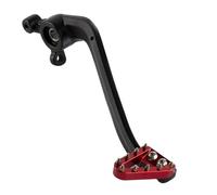 Frenos de motocicleta Ajuste para KTM SX XC XCW SXF XCF EXCF XCFW 125 250 300 450 500 para Husqvarna TC TE TX palanca de freno pie trasero motocicleta motocicleta de freno manija(Black Red)