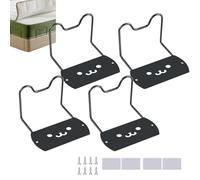 Frenos Para Colchones Deslizantes | 4 Piezas de Alta Resistencia Antideslizante | Sujetador de Colchón para Base de Cama Metálica | para Dormitorio Habitación de Invitados Propietarios Familia