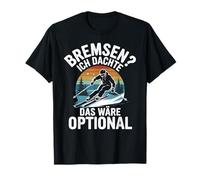 ¿Frenos? Pensé Que Era Opcional Esquí Conducir Esquí Conductor Camiseta