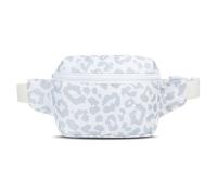 Frenou Riñonera de moda para mujeres y hombres, con correa ajustable para viajes, correr, 2 L, leopardo blanco