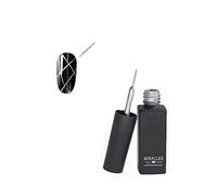 Frenshion 8ML Classic DIY 3D Diseños de Uñas de Gel Pintado Esmalte de Uñas de Gel, Dibujo de Pintura UV Led Gel Liner Polish Pen Tool, Pluma de Línea para Nail Art Salon Silver 60