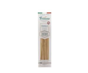 FRENTANA - Espagueti cuadrados de trigo duro Cappelli, trefilados al bronce de secado lento, pasta italiana, elaboración artesanal, paquete de 24 x 250gr