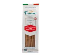 FRENTANA - Espaguetis integrales de trigo duro Cappelli, trefilados al bronce con secado lento, pasta italiana, elaboración artesanal, paquete de 12 x 500gr