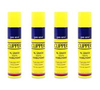 Frenterprises - Auténtico gas butano Clipper, 300ml - Líquido de recambio para encendedor de gas butano de calidad prémium, con válvula universal, portátil y ligero, ideal para cocinar al aire libre