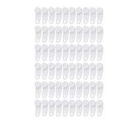 FREOJGU Ganchos para Cortinas 30/60 Piezas de Ganchos Deslizadores for rieles Cortina, Barras transversales Blancas, Repuesto for Cortinas Ducha y Ventanas(2 Sets)