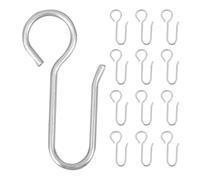 FREOJGU Ganchos para Cortinas 60 Ganchos for riel de Cortina, for Techo, for Ducha, rieles guía, colgadores, Accesorios ferretería for el hogar