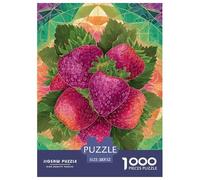 Fresa 1000 Piezas Rompecabezas Juego De Familia Clásico Maravilloso Puzzle Regalo para La Relajación para Regalos De Viaje, Presente 52x38cm/1000pcs