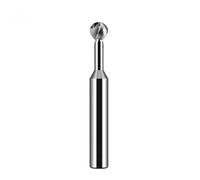 Fresa cónica de punta esférica, Fresa de arco en forma T bolas HRC60, carburo R0.5-R10, brocas CNC grabado 3D(For Aluminium,R5)