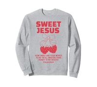 Fresa Cristiano Diciendo Biblia Vers Salmo Dulce Jesús Sudadera